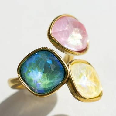 Remi Colorful Crystal Ring