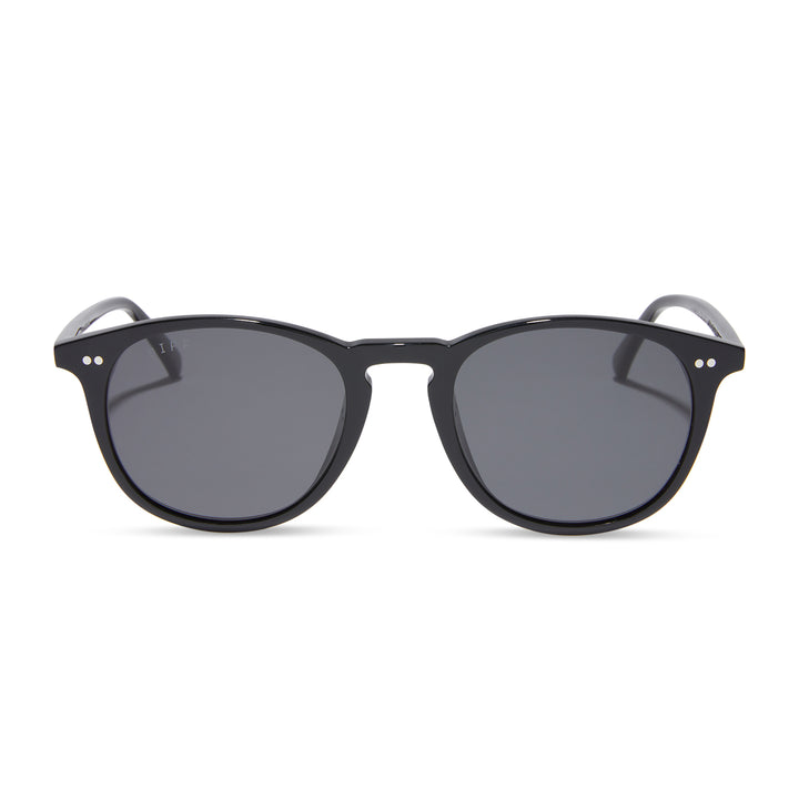 DIFF Jaxson XL Sunglasses - Black + Grey Polarized
